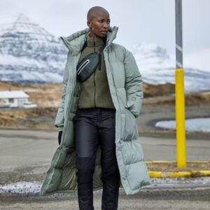 66North Women's Gray Puffer Coat